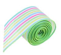 Hemobllo 1 Rotolo Nastro Pasquale Ribbon di Pasqua Nastro per La Decorazione Pasquale Nastro per Fare L'Arco Decorativo del Nastro di Pasqua Nastro in Tessuto Pasquale Tela e Filo