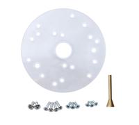 Hemobllo 1 Set Base Acrilico per Router Elettrico Piastra con Ricambio e Pin Allineamento per Router Standard e Compatti