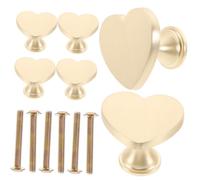 Hemobllo 1 set Maniglia A Forma Cuore Maniglia Per Porta Armadio Maniglia Per Cassetto Maniglia Per Mobile In In Per Porta Maniglia Per 6 pezzi