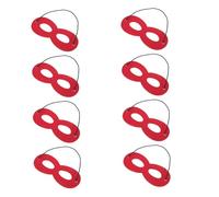 Hemobllo 10 Maschere Occhi Supereroe in per Accessori per Feste Tema Morbide e Confortevoli per Compleanni e Cosplay
