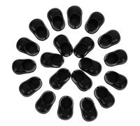 Hemobllo 10 Paia Mini Antipioggia per Scarpe Plastiche Realistiche per Dress Up Accessori Miniature per Casa delle e Decorazioni Sceniche