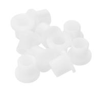 Hemobllo 10 Pezzi Boccola Cerniera Congelatore per Porta, Riparazione | Ricambio Bianco in Plastica 1, 60x1, 60x1, 20cm, Supporto per Perno, Manutenzione Domestica