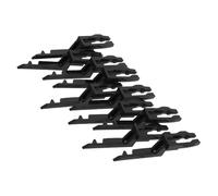 Hemobllo 10 pezzi Chiave Interruttore Sicurezza Antincendio Nero per Porte Interne con Pulsante Rottura Vetro Accessorio Essenziale per Test e Ripristino Emergenze Rapide