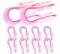 Hemobllo 10 Pezzi Clip per Naso per Sollevamento e Modellatura del Naso Strumento di Bellezza Non Chirurgico in Plastica e Silicone Morbido per Applicazioni Domestiche e Ufficio