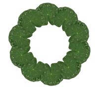 Hemobllo 10 pezzi Foglie Galleggianti Artificiali Verde EVA per Decorazioni Acquari e Stagni Effetto Realistico per e Scenografie