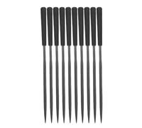 Hemobllo 10 Pezzi Lima Triangolare per Metallo in Acciaio, Lima per Gioielli, Utensile Manuale per Lucidatura e Progetti DIY in Metallo, Impugnatura Ergonomica