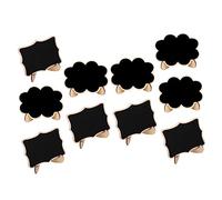 Hemobllo 10 pezzi Mini Lavagne Segnaposto Decorativi per Messaggi Lavagnette Piccole per Ufficio e Casa per Ristoranti e Eventi