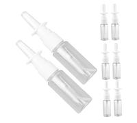 Hemobllo 10 pezzi Spray Nasale Riutilizzabili Trasparenti in Pet Nebulizzatore Fine per Naso Leggeri e Portatili Bottiglie Spray Resistenti per Viaggio e Quotidiano