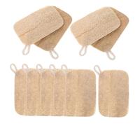 Hemobllo 10 Pezzi Spugne Luffa Naturali Per Piatti Lavaggio Delicato e Rimozione Macchie Spugna Vegetale Multiuso Per Cucina Non Abrasiva e Compostabile Per Pulizie Efficaci
