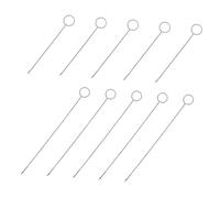 Hemobllo 10 Pezzi Strumenti per Cucito Loop Turner in Acciaio Inox con Gancio Chiusura per Inserimento Filo in Cordoncini Tubolari in Tessuto e Cinture Accessori Fai da Te Dimensioni Lunghe