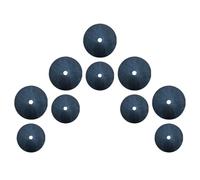 Hemobllo 10 Pezzi Telo Antierbacce per Giardino Non Tessuto Nero | Sotto Pedane e Sole Diretto, Design Spesso, Copertura per Orto e Frutteto, Colore Nero