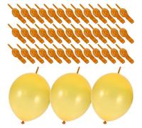 Hemobllo 100 Palloncini in Lattice Dorati Resistenti Strappo per Decorazioni Matrimonio e Festa in Stanza Eleganti e Collegabili per Archi