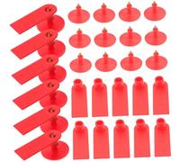 Hemobllo 100 pezzi Auricolari Bovini in Tpu Resistenti e UV per Bestiame Pecore Mucche e Suini Dimensione Ottimale per Allevamenti Completo per Gestione e Tracciamento