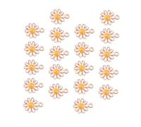 Hemobllo 100 pezzi Ciondoli in Lega Forma di Girasole per Gioielli Te Accessori Pendenti per Portachiavi Collane e Bracciali Decorazioni Artigianali Creative