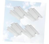 Hemobllo 100 pezzi Coperture Protettive in per Pennelli da Bianche Maniche Protettive in Plastica PE Traspiranti per Conservazione e Viaggio Makeup