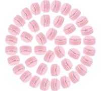 Hemobllo 100 Pezzi Cuscinetto Rotante Base per Mulino a Vento, Cuscinetto Ruota per Girandola, Plastico e Ferro, Rosa, Misura, per Girandole e Girasole all'Uncinetto, Progetti DIY
