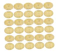 Hemobllo 100 Pezzi Di Plastica Per Giochi Dei Pirati Monete Dorate Per Feste Di Carnevale e Giochi Di Società