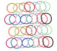 Hemobllo 100 pezzi Elastici per Colorati Assortiti per Acconciature per Ragazze e Donne per Occasione