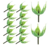 Hemobllo 100 Pezzi Falsi per Artificiali Accessori per Soap Flowers Materiali per Bouquet DIY Sepali Eleganti e Realistici per Decorazioni Floreali