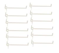 Hemobllo 100 pezzi Ganci per Pegboard in Abs Resistente Supporto Stabile per Organizzazione Officina e Facile Installazione per Utensili e Attrezzi