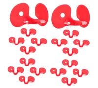 Hemobllo 100 pezzi Occhiali Anti-beccata per Pollame in Plastica Resistente Occhiali Protettivi per Galline Rosse Design Compatto e Colore per Prevenire Lotta e Ferite negli Allevamenti