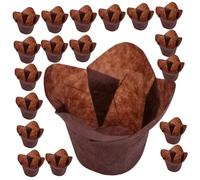 Hemobllo 100 pezzi Pirottini Lotus per Cupcake e Muffin Medi Resistenti all Olio per Pasticcerie Feste e Uso