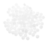Hemobllo 100 Pezzi Puleggia in Plastica Bianca per ASSE 2mm, Ruota Dentata per Modelli Rc e Riparazioni Aerei, Alta Prestazione, Facile da Installare