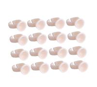 Hemobllo 100 Pezzi Tazze Inchiostro Monouso Anelli Silicone Taglia S Porta Pigmenti per Permanente e Tintura Sopracciglia per Artisti Professionisti
