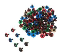 Hemobllo 100 Set Occhietti Sicurezza Amigurumi Colorati con Rondelle per Pupazzi e Personaggi Fai da Te per Occhi Grandi Crochet e Materiali Doll DIY