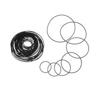 Hemobllo 100pezzi Fasce Piatte in Gomma per Registratore Cassette Dimensioni Sostituzione Cinghia di Trasmissione per Riparazione e Manutenzione di Sistemi Audio e Giradischi Cinghia