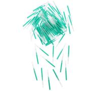 Hemobllo 100pezzi Spazzolini Interdentali Portatili Per Apparecchi Ortotici Strumento Pulizia Denti e Spazi Manico Ergonomico Resistente e Facile Da Trasportare