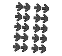 Hemobllo 10paia Impugnature Antiscivolo Per in Silicone Di Fermaocchiali Compatibili Tutto e Leggeri Per Sport All Aperto e Uso Quotidiano