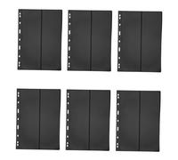 Hemobllo 10pezzi Album per Francobolli Mobili Bifacciali Organizer per Francobolli Pagine Interne per Esposizione e Protezione