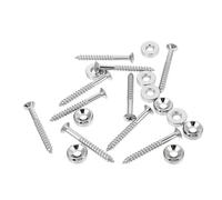 Hemobllo 10pezzi Boccola Per Giunto Del Manico Pz Con Vite Per Chitarra Elettrica e Basso Materiale Di Buona Qualità Sostituisce Boccola Vecchia o Rotta Fissaggio Corpo Senza Piastra Guarni