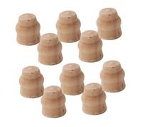 Hemobllo 10pezzi Gambe Da Tavolo in Miniatura in Legno Piccole Forniture Per Case Delle Bambole Da Tavolo Imitazione in Miniatura