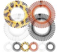 Hemobllo 10pezzi Pettine Elastico Circolare Completo in Plastica Flessibile Pettine Per Capelli Supporto Per Fascia Adatto Per Donne Quantità Sufficiente in Colori Casuali