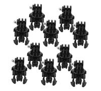 Hemobllo 10pezzi Supporto Fibbia j Per Telecamera Adattatore Per Action Camera Vite Lunga Testa Zigrinata Base Per Montaggio Su Superficie Verticale