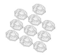 Hemobllo 10pezzi Tappi di Protezione in Plastica per Pedali Effetto Chitarra Copripulsanti per Interruttori Pedale Comuni
