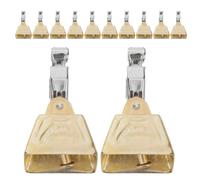 Hemobllo 12 Campanelli Allarme per Canne da Pesca Clip in Plastica - Segnalatori Acustici per Pesca Notturna e Allarmi da Esterno, Set da 12 per Monitoraggio Esca e Abboccate, Accessori