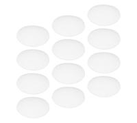 Hemobllo 12 Pezzi Bianco Paracolpi in Silicone Autoadesivo per Maniglia | Riduce Segni e Ammaccature, Assorbe Urti e Attenua Rumori, per Casa e Ambienti Domestici