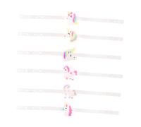 Hemobllo 12 pezzi Braccialetti Luminosi Unicorno in Silicone Ecologico per Bracciali Party e Gadget Feste Compleanno Ragazzo Ragazza Ragazza Accessori Colorati e Luminescenti per Eventi e