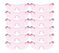 Hemobllo 12 Pezzi Occhiali Protettivi Occhiali Sicurezza Ragazzo Ragazza Ragazza Antiurto con Montatura Stabile e Lenti AntiGraffio per Giochi CS Laboratorio Scienze Rosa