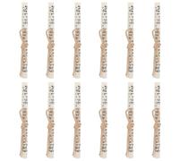 Hemobllo 12 Pezzi Pergamene Mezuzah Ebraiche con Benedizioni Bibliche Decorazione Religiosa per Porta Casa Ornamento Judaico Israeliano per Protezione Spirituale e Decorazione Tradizionale