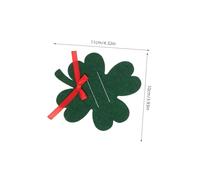 Hemobllo 12 Pezzi Portafogli Quattro Foglie in Natalizio Clip Soldi e Carte Leggera per Viaggi e Shopping Regalo Festivo Rosso Verde e Grigio