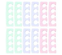 Hemobllo 12 Pezzi Separatori Per Dita Dei Piedi Distanziatori Per Nail Art Separatori Per Dita Dei Piedi Per Pedicure