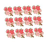 Hemobllo 12 Pezzi Spilla Fiore di Ciliegio Smaltata Rosa Accessorio Decorativo per Abbigliamento Donna Cappelli Regalo Elegante per Compleanno e Festa