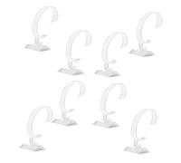 Hemobllo 12 Pezzi Supporto per Orologi a Forma C in Plastica per Esposizione Orologi, Scaffali Display per Contatori e Vetrine, Montaggio Sicuro e Funzionale