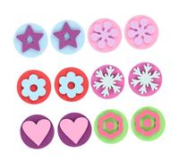 Hemobllo 12 Pezzi Timbri da Disegno per Timbri Autoinchiostranti Colorati per Scuola Infanzia Strumenti Creativi per Pittura e Graffiti Colore Casuale Colore Casuale