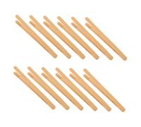 Hemobllo 12 Pinzette Bambù per Strumenti Montessori per Motricità Fine Pinze Educative Piccole per Apprendimento e Coordinazione Mani Didattico per Ragazzo