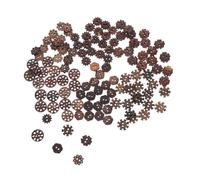 Hemobllo 120 Pezzi Vintage Wooden Flower Sewing Buttons Lightweight Craft Buttons For Scrapbooking Clothing Decoration And DIY Projects